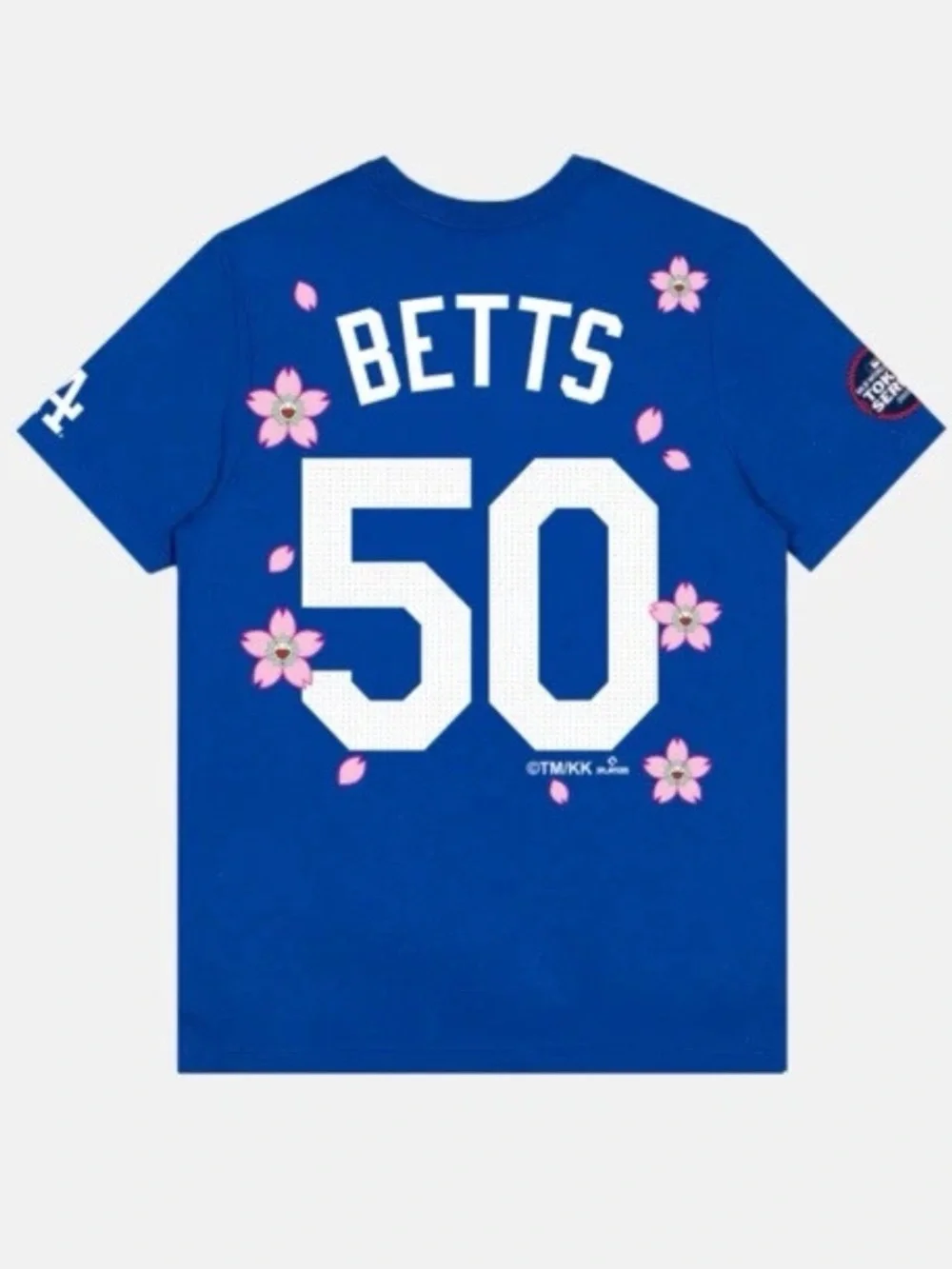 Takashi Murakami MLB Dodgers Tokyo Series 2025 Mookie Betts T-Shirt Blue 2XL NWT